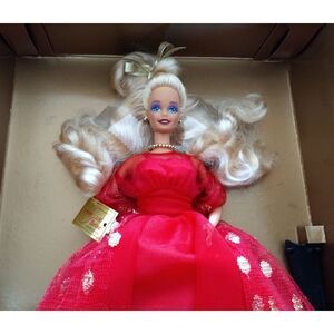 Evening Flame Barbie Blonde 1991 Special Limited Edition COA Vintage Mattel NRFB